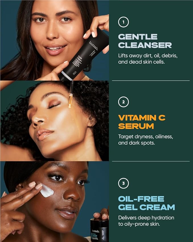 Buttah Skin by Dorion Renaud Oil-Free Hyaluronic Gel Cream 2oz - Daily Moisturizer - Hyaluronic Acid for Deep Hydration - AM & PM Moisturizer - Naturally Based Skin Care - Black-Owned Skincare-FemmiqueWomen