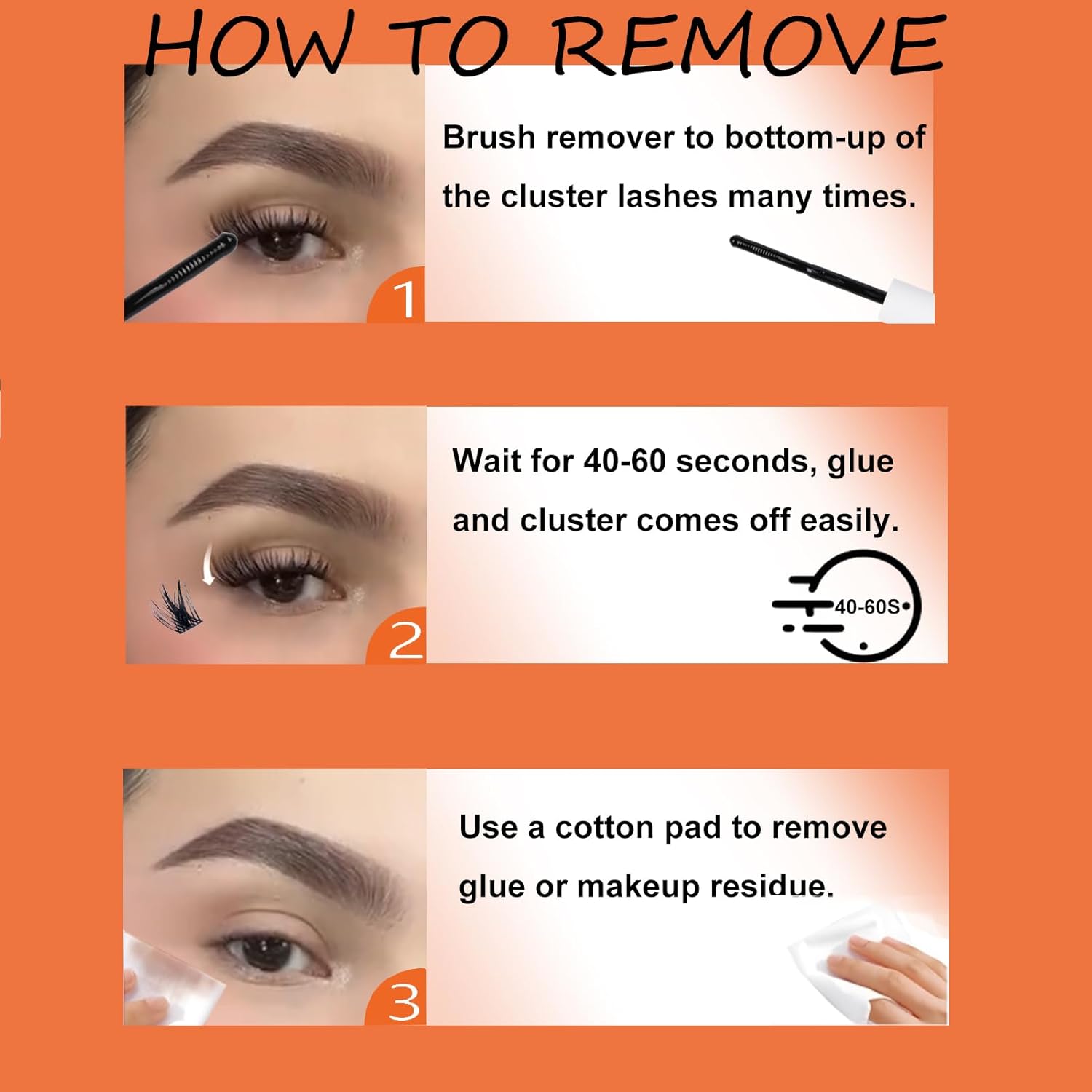 Lash Clusters Kit Eyelash Clusters DIY Lash Extension Kit with Lash Bond and Seal Waterproof Tweezers Cluster Eyelash Extensions Kit (Set 30D/40D-0.07D-Mix8-14)-FemmiqueWomen