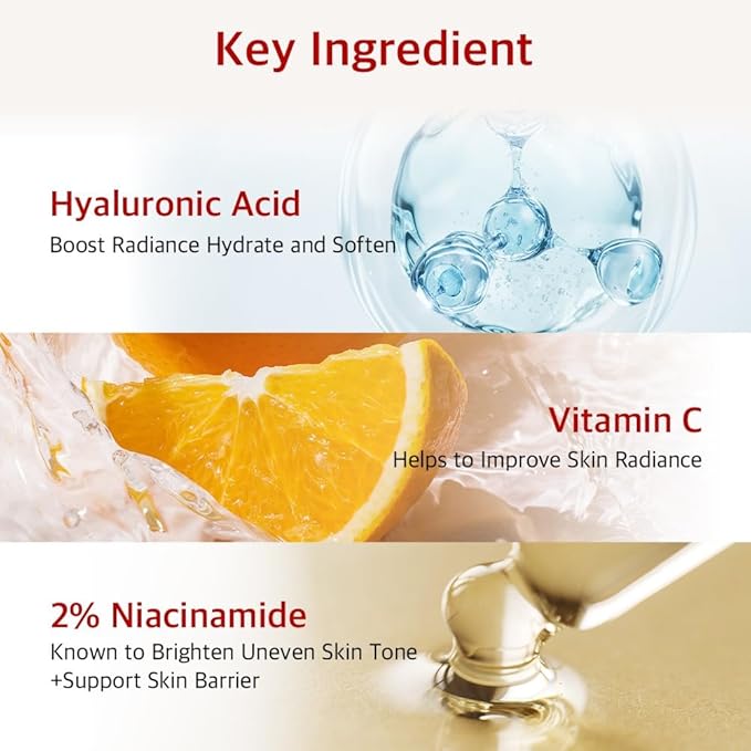 Vitamin Body Lotion-Vanilla Woods Scent, Glow Skin, Korean Body Lotion, 24-Hour Moisture Skin Care, Niacinamide, Vitamin C, Vegan, for Women & Men 10.14 Fl Oz-FemmiqueWomen