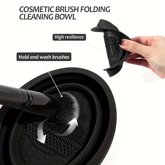 47Pcs Black Makeup Brushes Set Professional Makeup Kit Multi-functional Makeup Tool Set with Facial Makeup Accessories, Foundation Makeup Brush Kit Eye and Face Make up Brushes & Tools-FemmiqueWomen