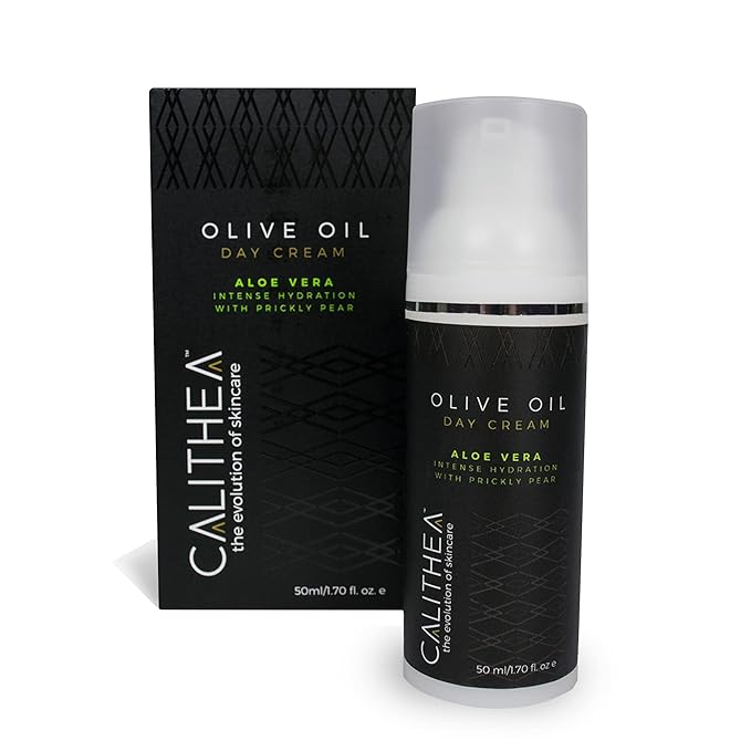 Calithea Day Cream Facial Moisturizer for Healthy, Glowing, Balanced Skin with Aloe Vera, Prickly Pear, Olive Oil-FemmiqueWomen