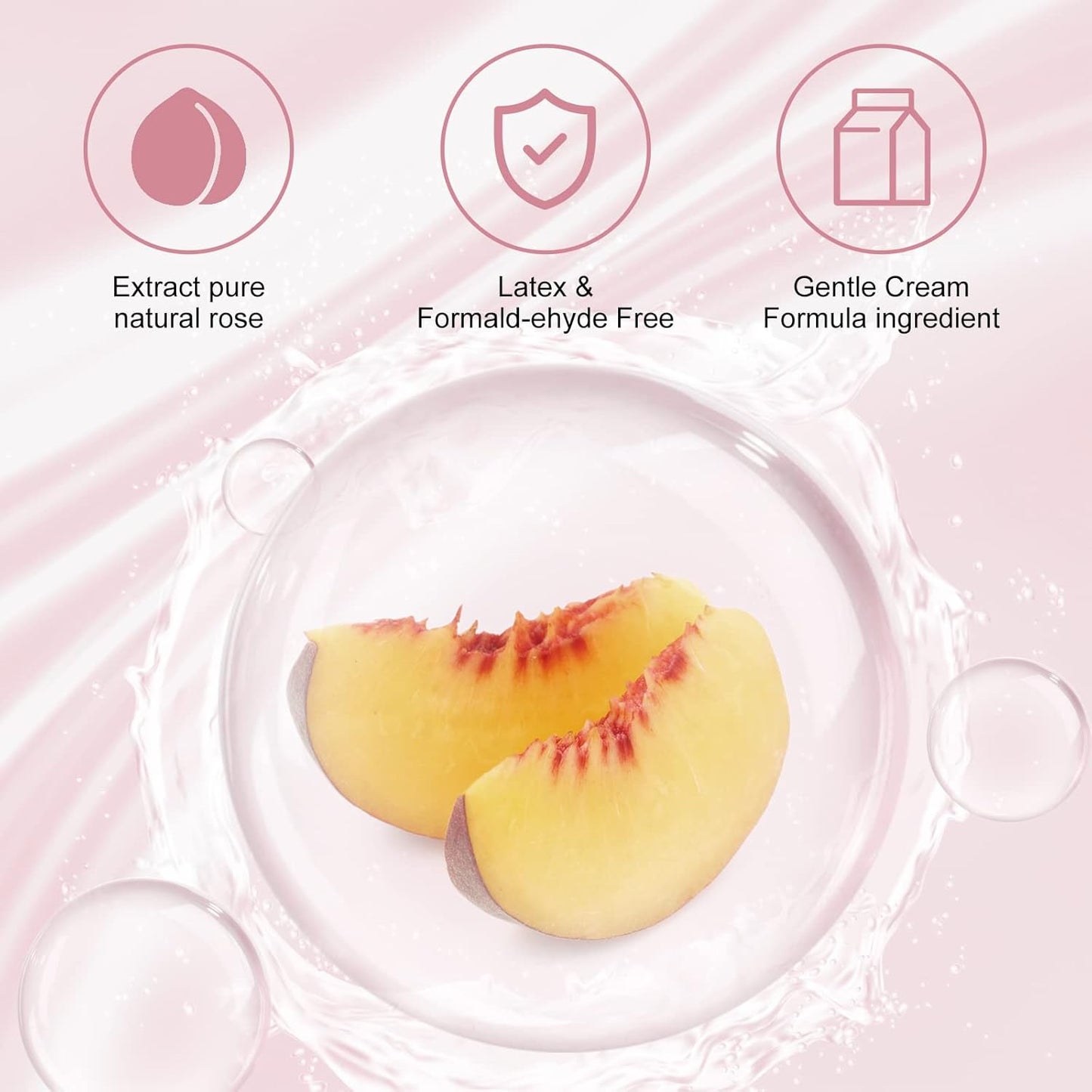 Eyelash Extension Remover 15g Cream Lash Extension Remover Quickly and Low Irritation Lash Remover for Lash Extensions Eyelash Glue Remover for Salon Lash Glue Remover by FADLASH (Peach)-FemmiqueWomen