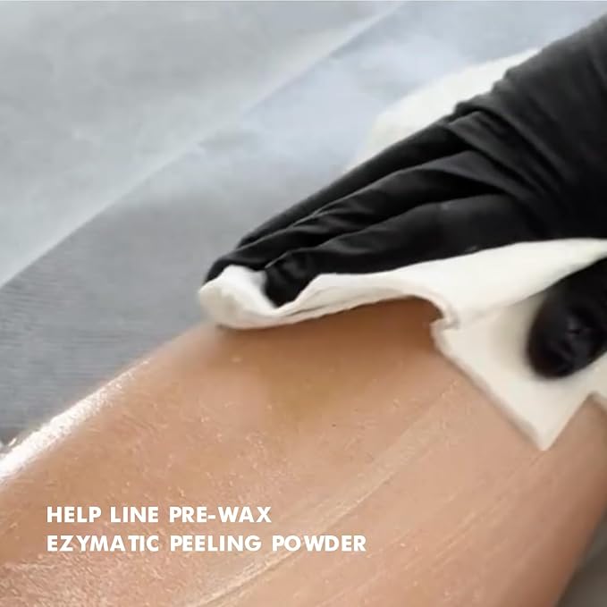 Italwax Help Line Enzymatic Peeling Powder 3.17 oz (90g) – Gentle Facial Exfoliant with Papain and Bromelain – Pre-Waxing Skincare – for Professional and Home Use-FemmiqueWomen