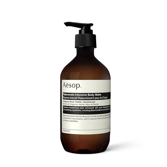 Aesop Rejuvenate Intensive Body Balm | Intensive Moisturising, Nourishing, Hydrating | Enhanced with Macadamia Nut and Sandalwood Oils | 16.9 oz / 500mL-FemmiqueWomen