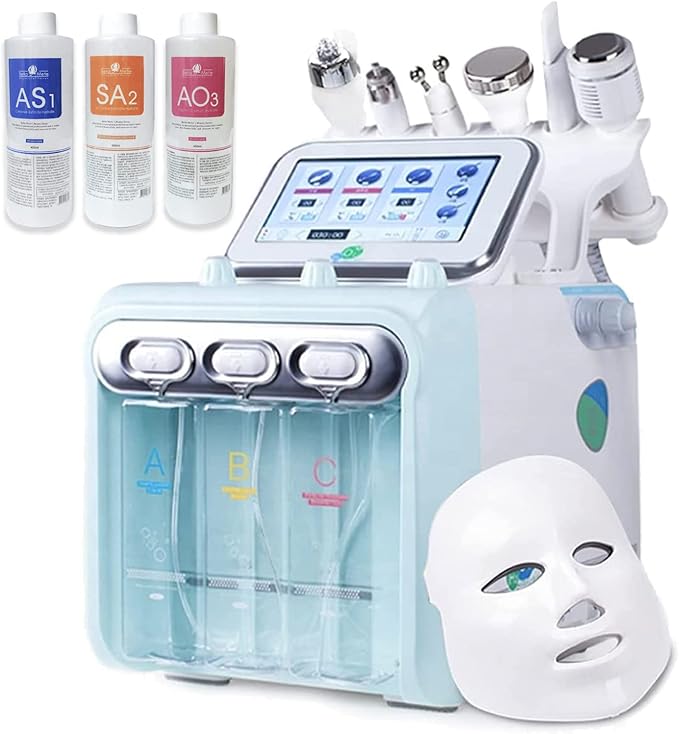 BRÜUN Facial Care Machine – A 7 in 1 Multifunctional Face Care Device for Skin Moisturizing – A Vacuum Cleaning Jet for Home and Beauty Salon-FemmiqueWomen