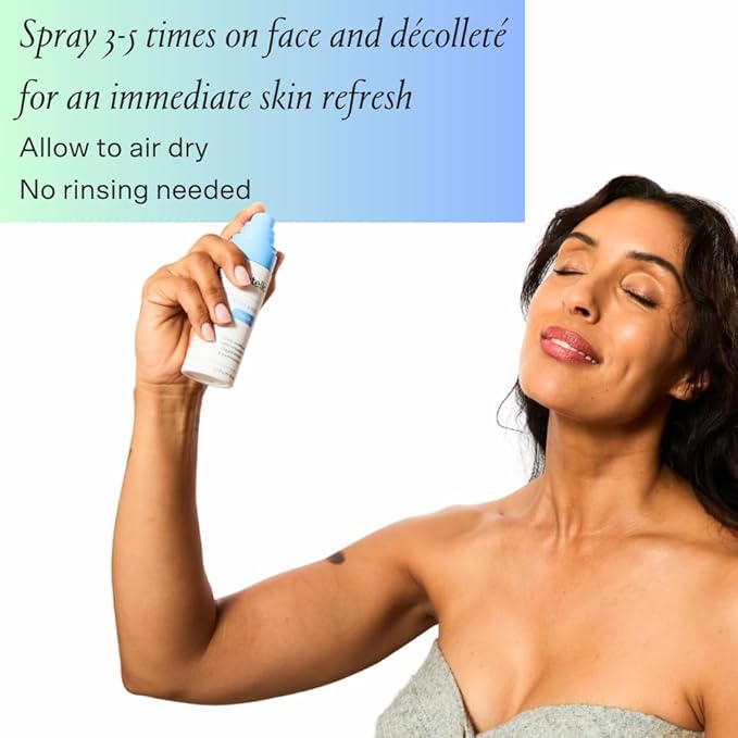 Detox & Soothe Face Mist with Hypochlorous Acid | Reduces Redness & Breakouts | pH Balance & Skin Cleansing for Active Lifestyles | TSA Approved, 2.7 oz | Clean Ingredients-FemmiqueWomen