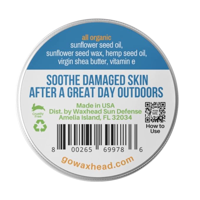 Waxhead Aftersun Body Butter for Sunburn Relief - Also great Tattoo Balm, Eczema Cream for Kids Adults, After Sun Lotion, Sunburn Treatment, Healing Salve-FemmiqueWomen