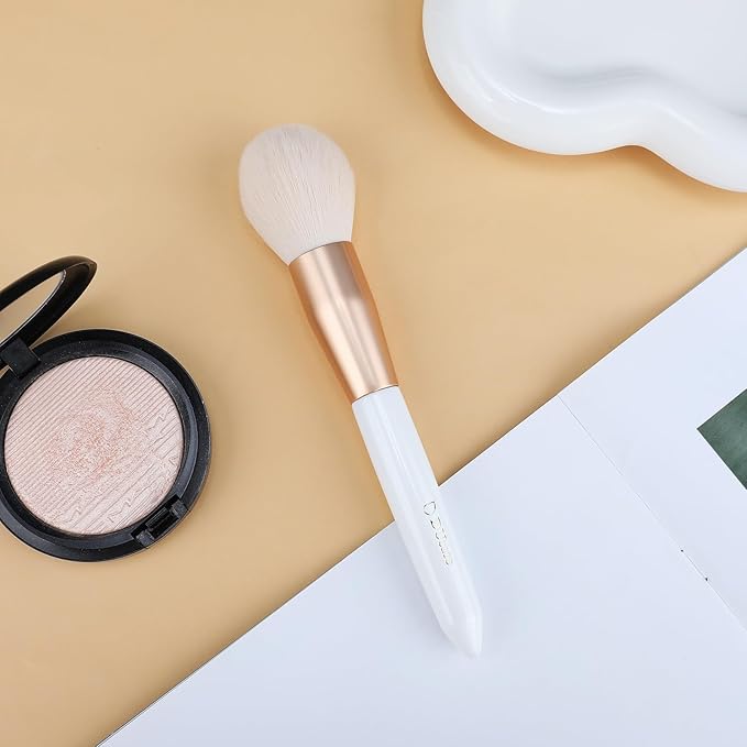 DUcare Tapered Blush Brush for Cheeks - Pointed Powder Brush for Light Application, Multi-Purpose Makeup Brushes Perfect for Highlighting, Defining, Sculpting, and Contouring-FemmiqueWomen