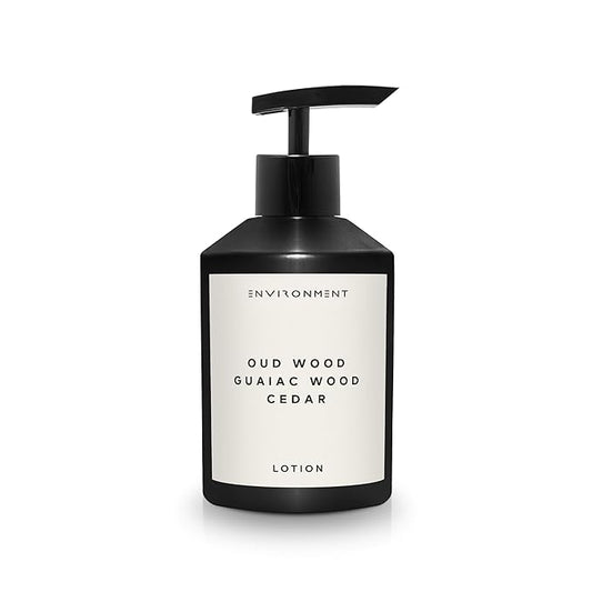 ENVIRONMENT Inspired by Designer TF Oud Wood Lotion, 300ml Luxury Scented Lotion (Oud Wood | Guaiac Wood | Cedar) Bathroom Luxury, Men & Women High-End Body Lotion, Hand Cream, Dry Skin Treatment-FemmiqueWomen