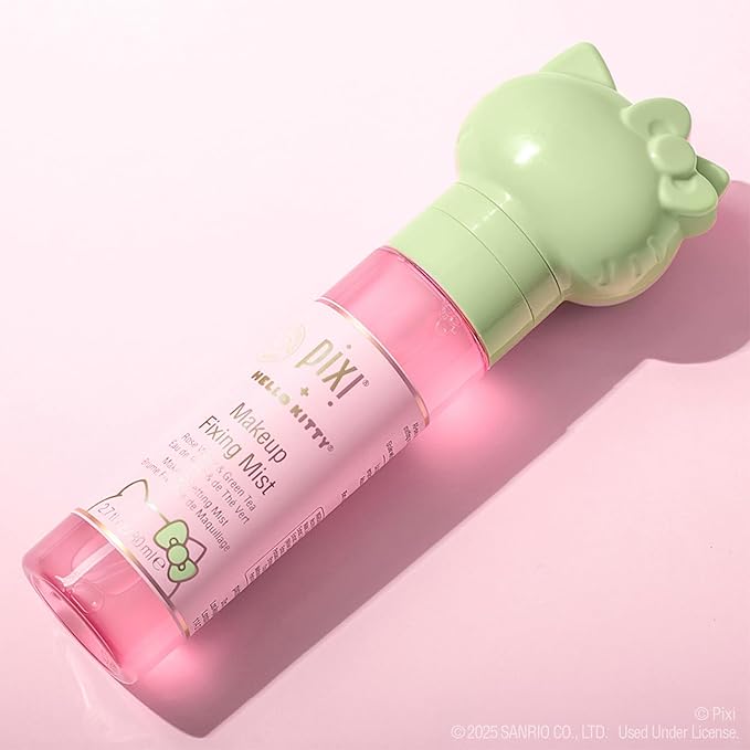 Pixi + Hello Kitty Makeup Fixing Mist |Lightweight Setting Spray | 80 ml / 2.7 fl oz-FemmiqueWomen