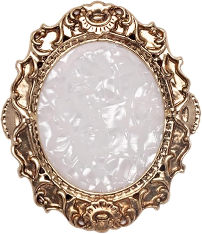 2 Pcs Nail Art Palette Nail Mixing Palette Polish Color Mixing Plate Golden Edge Nail Holder Display Board Heart Shape Cosmetic Mixing Tools (Gold)-FemmiqueWomen