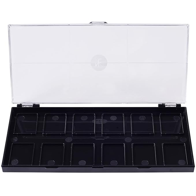 12 Color Empty Alcohol Activated Palette for Refills and Custom Palette Creation-FemmiqueWomen