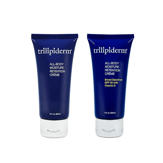 Trilipiderm Travel Size Moisturizer Sunscreen 3oz – The Stowaways Overnight, Travel Size, Getaway – Hydration for Body and Face 1 x SPF 30 Sunblock and 1 x All-Body Moisturizer-FemmiqueWomen