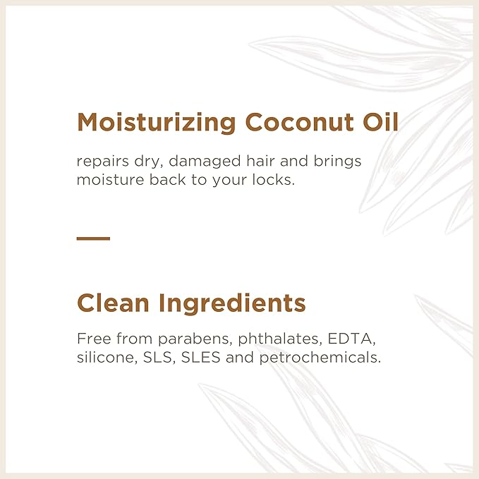 Soapbox Coconut Oil Shampoo, Harsh Sulfate Free, Paraben Free, Silicone Free, Color Safe, and Vegan Hair Shampoo (33.8 Ounces)-FemmiqueWomen