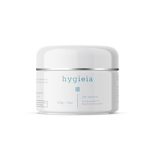 Hygieia + Encapsulated 2% Retinol Cream, 4oz – Liposomal Anti-Wrinkle Cream for Face, Neck & Body – Fast & Deep Cellular Absorption – Day or Night Cream for Firming, Lifting & Repairing Aging Skin-FemmiqueWomen
