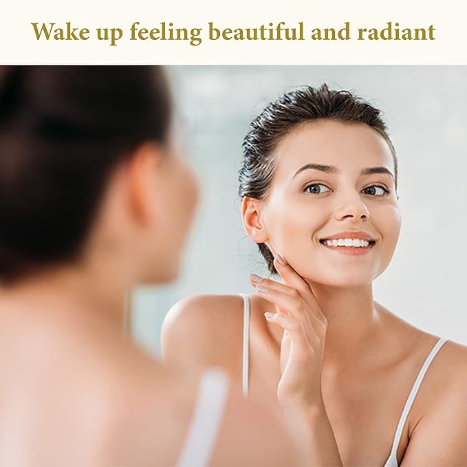 Calithea Night Cream - Moisturizing & Hydrating Face Repair Cream - Night Facial Moisturizer with Shea Butter, Elderberry, Argan Oil - Antioxidant-Rich Skin Night Cream-FemmiqueWomen