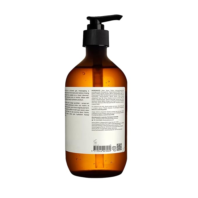 Aesop Citrus Melange Body Cleanser | Gentle Low-Foaming Gel Cleanser For Skin | Citrus Aroma with Botanical Extracts | 16.9 oz / 500 mL-FemmiqueWomen