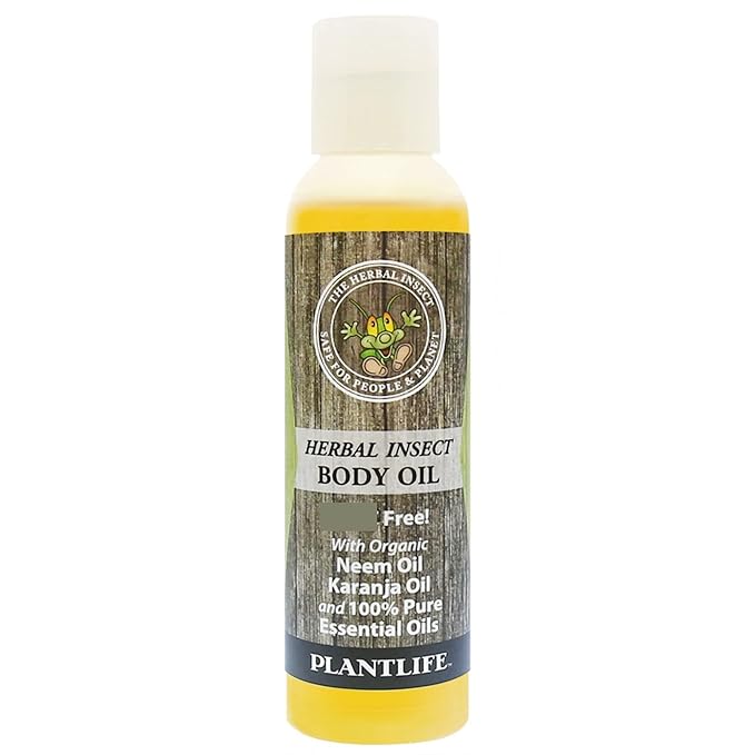 Plantlife Herbal Body Oil with Neem - Natural Aromatherapy - 4 oz-FemmiqueWomen