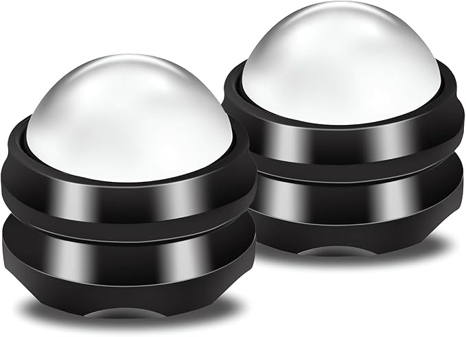 2-Pack Cryosphere Cold Massage Roller Ball,Manual Massage Ball for Heat and Ice Therapy,Self Massage Tool for Reliefs Muscle Pain,Decrease Inflammation,Reduces Stress¡­-FemmiqueWomen