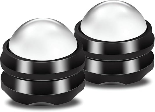 2-Pack Cryosphere Cold Massage Roller Ball,Manual Massage Ball for Heat and Ice Therapy,Self Massage Tool for Reliefs Muscle Pain,Decrease Inflammation,Reduces Stress¡­-FemmiqueWomen