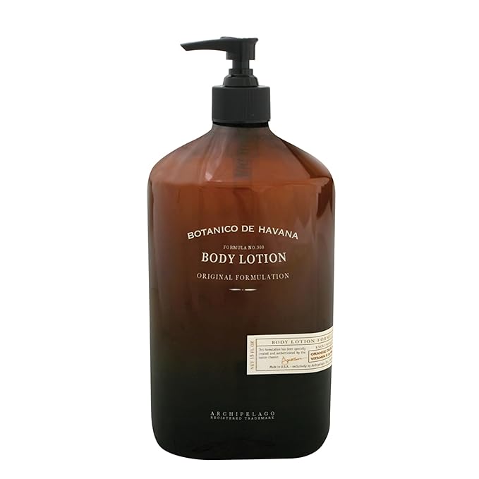 Archipelago Botanicals Botanico De Havana Lotion, Moisturizing Sugar Cane Pineapple & Orange Body Lotion for Soft, Healthy Skin, Paraben Free, Phthalate Free, 15.3 oz-FemmiqueWomen