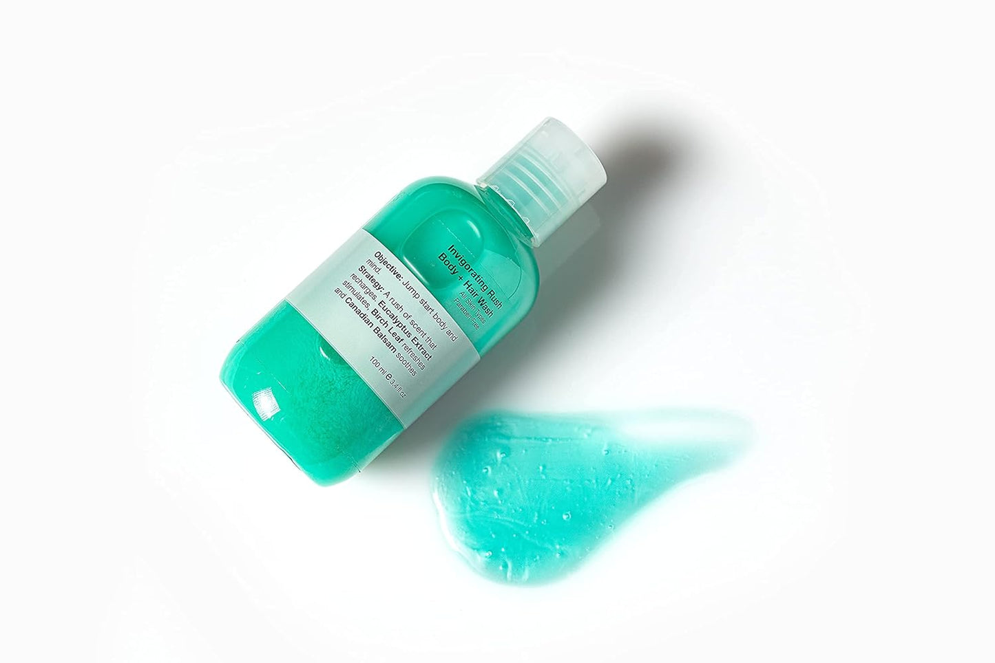 Anthony Mens Body Wash and Shampoo: Invigorating Rush 2-In-1 Liquid Gel Soap & Hair Shampoo, Pine Wood Scent, Hydrating with Eucalyptus, Canadian Balsam, Birch Leaf, Charcoal, Sea Kelp, 3.4 Fl. Oz-FemmiqueWomen