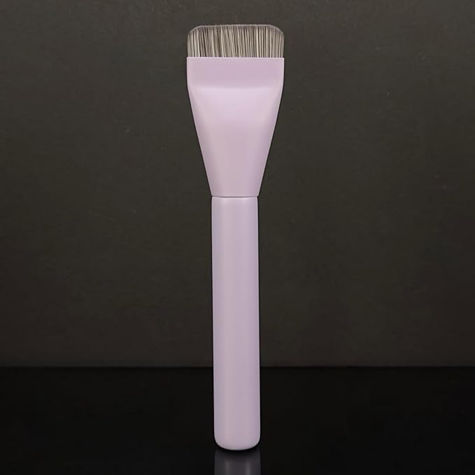 Makeup Brush Set - Flat Foundation Brush, Blender Sponge, Face Spatula, Puff & Heart-Shaped Mixing Palette with Leather Case – Complete Face Makeup Tool Kit for Blending, Foundation & Application-FemmiqueWomen