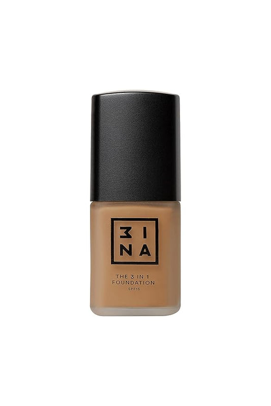 3INA The 3-In-1 Foundation 218 - Vegan Formula - Combination Of Primer, Concealer And Foundation - Medium Coverage - Natural Finish - Perfect For Covering Lines And Blemishes - Long Lasting - 1.01 Oz-FemmiqueWomen