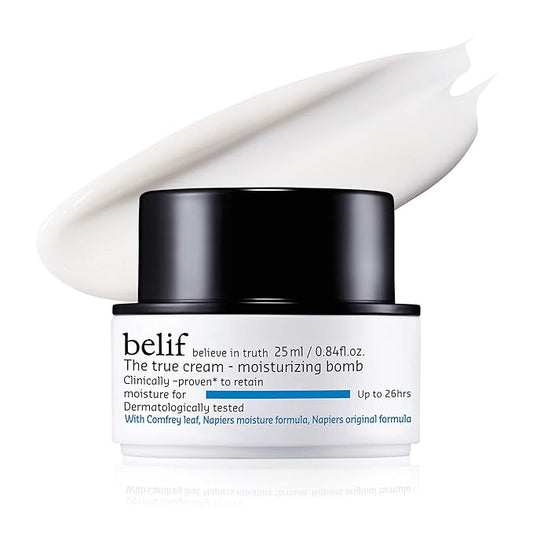 belif The True Cream Moisturizing Bomb with Oak Husk and Vitamin B | Moisturizer | Good for Dry Skin, Dryness Dullness, and Uneven Texture |For Normal, Dry Skin Types-FemmiqueWomen
