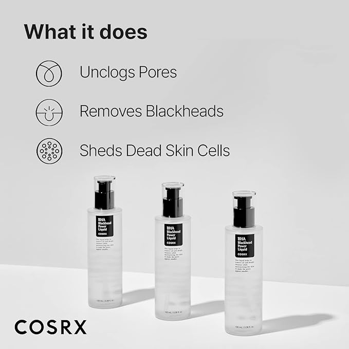 COSRX Niacinamide 2% + BHA 4% Blackhead Exfoliant Toner 3.38 fl.oz / 100ml, Korean Toner, Blackhead Remover, Pore Minimizer for Enlarged Pores, For All Skin Types, Korean Skin Care-FemmiqueWomen