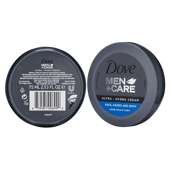 Dove Men+Care Ultra Hydra Cream Lotion, 2.53 Fl Oz (Pack of 12)-FemmiqueWomen
