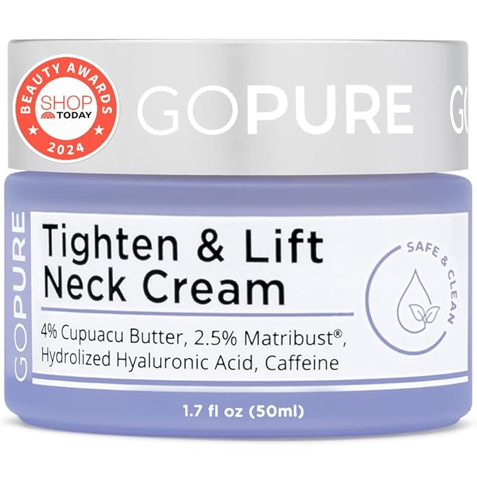 goPure Tighten and Lift Neck Cream- Clinically Tested-FemmiqueWomen