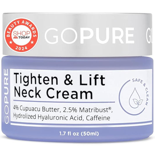 goPure Tighten and Lift Neck Cream- Clinically Tested-FemmiqueWomen