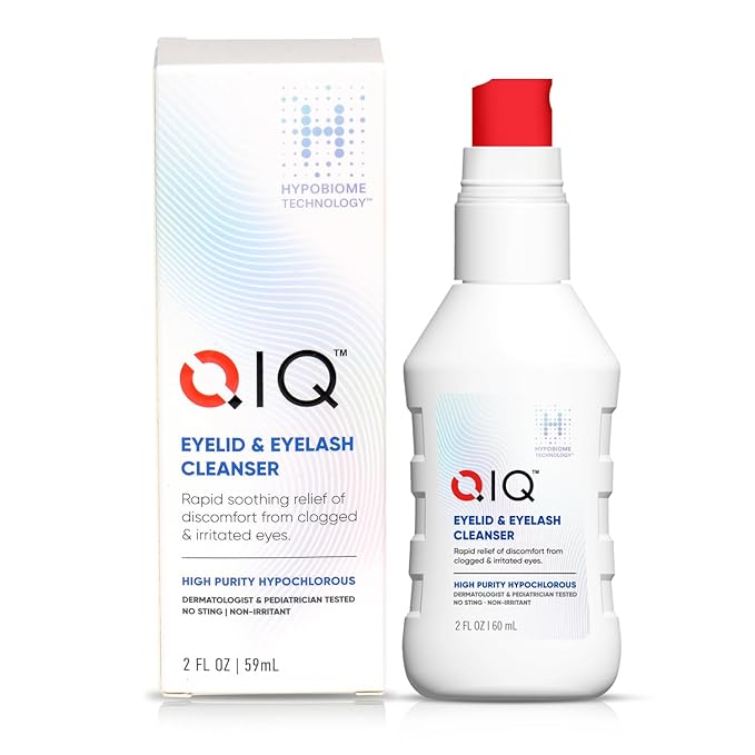Eyelash and Eyelid Cleanser – High Purity Hypochlorous Eye Wash Solution, Lid and Lash Cleanser that Quickly Calms and Soothes Irritated, Clogged Skin (2oz)-FemmiqueWomen