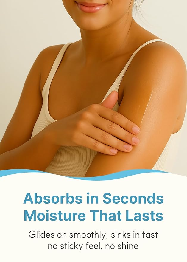 Derma B | Daily Moisture Body Oil | 99% Natural Argan & Sweet Almond Oil | Shower Oil for Dry Sensitive Skin | Light & Long-Lasting Hydration | Skin Body Care Oil with Peach Scent | 6.78 fl oz (200ml)-FemmiqueWomen