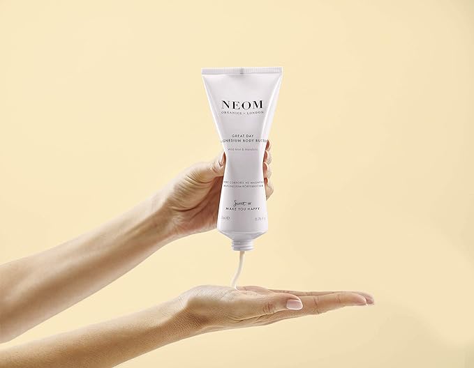 Neom- Great Day Magnesium Body Butter, 200ml | Mandarin & Wild Mint | Cream Moisturiser With Essential Oils | Nourish & Soften | Fresh & Zesty-FemmiqueWomen