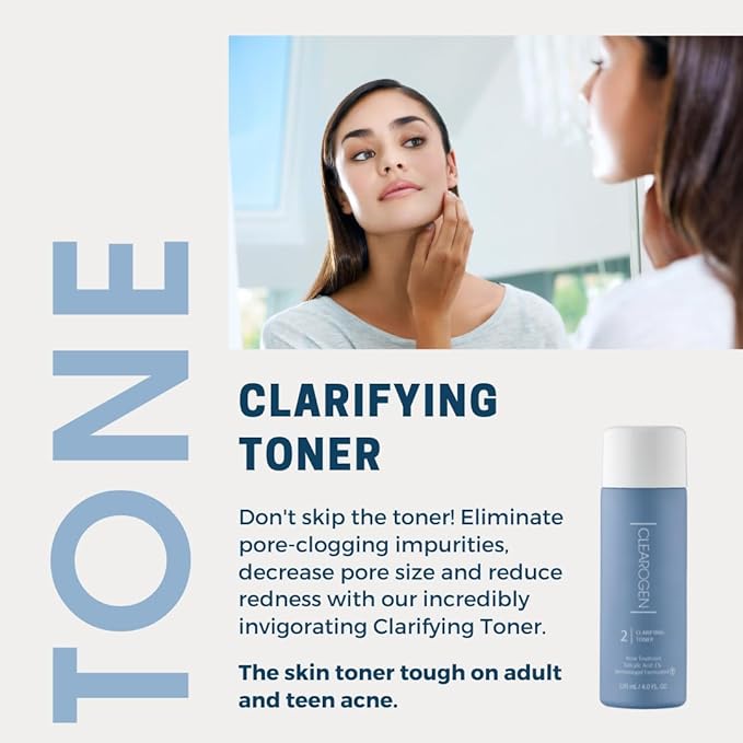 Clarifying Toner for Acne and Blemishes, Face Toner, Facial Toner, Skin Toner, Acne Toner, Toner Oily Skin, Salicylic Acid Toner, Astringent for Face, Toners, 4 Fl Oz-FemmiqueWomen