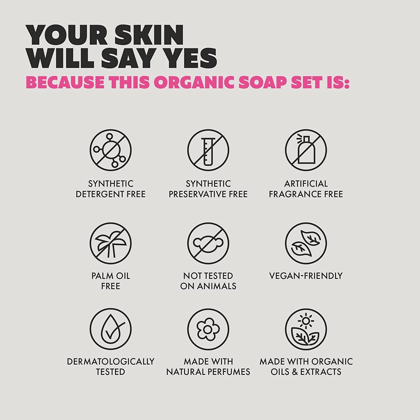 Organic Soaps Bars (Set of 8) - Shea Butter, Olive Oil, Lavander, Sandalwood, Aloe Vera & Cucumber Extract-All Natural & Vegan Bar Soap,Jabones Artesanales Naturales (Original Packaging)-FemmiqueWomen