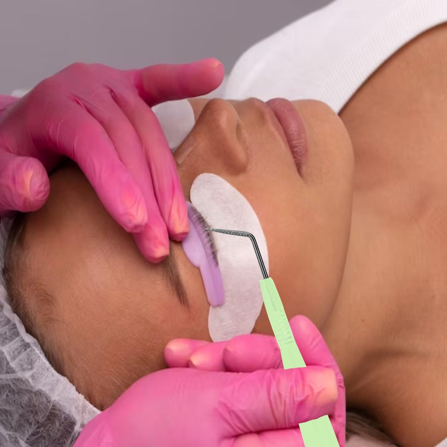 2 Pcs Eye Lash Lift Tool Stainless Steel Y Tool Lash Lift Accessories Precision Lash Lifter Tool - Metal Eye Lash Separator Tool Fine Lash Pro Lash Separator Tool -Professional Lash Supplies Tools-FemmiqueWomen