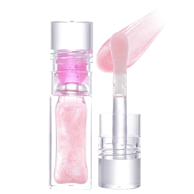 2pc Magic Color Changing Lip Oil, Hydrating Lip Glow Oil Plumping Gloss Tinted Lip Balm Transparent Moisturizing Toot Lip Care-FemmiqueWomen