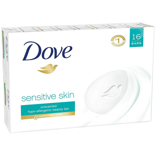 Dove Sensitive bar Soap (16 /4 Oz Net Wt 64 Oz),, ()-FemmiqueWomen