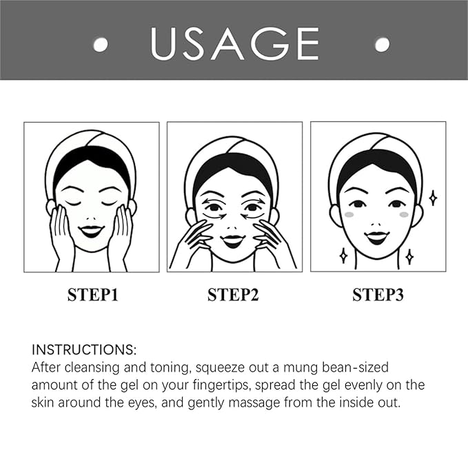 2PCS 60-Second Eye Effects Age-Defying Tinted Firming Gel，60-Second Eye Firming Gel,Firming eye skin1-FemmiqueWomen