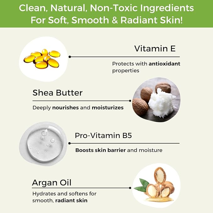 RaGaNaturals Natural Unscented Body Lotion for Dry, Sensitive Skin with Shea Butter, Avocado Oil & Vitamin E - Moisturizing, Fragrance Free Hand Lotion With Organic Essence -For Women, Men, Kids-16 Oz-FemmiqueWomen