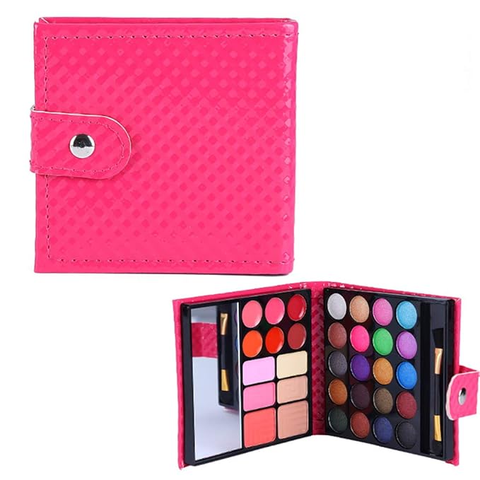 32 Colors Eyeshadow Palette Makeup Contouring Kit Combination with Lipgloss, Blusher and Concealer #1 - Perfect for Professional and Daily Use-FemmiqueWomen