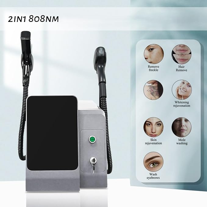 2-in-1 Portable Home Beauty Device, Professional Hair Removal and Comfortable Beauty Machine-FemmiqueWomen