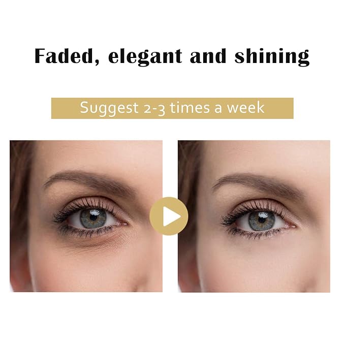 Jakuva 29PCS Gold Gel Crystal Collagen Eye Mask Under Eye Patches For Puffy Eyes and Dark Circles, Hydrating & Anti Aging,24k Gold Eye Mask Eye Patches for Moisturizing-FemmiqueWomen