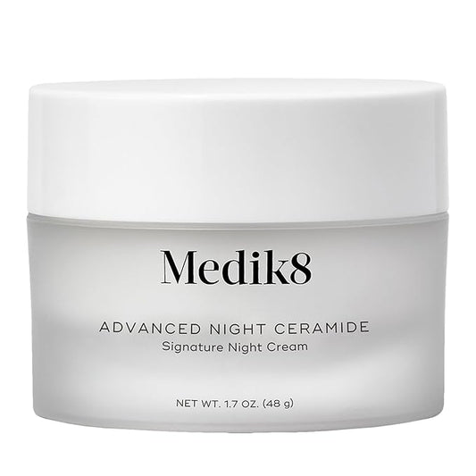 Medik8 Advanced Night Ceramide - Signature Anti Aging Night Cream for Face - Face Moisturizer with Skin Tightening Ceramides and Antioxidants - 1.7 oz-FemmiqueWomen