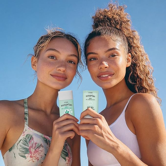ETUDE Sunprise Mild Airy Finish Sunstick SPF50+ PA++++ Powdery sunscreen, Vegan, Non-Greasy, Sebum Control, Matte Finish, Sensitive Skin Friendly, 19g-FemmiqueWomen
