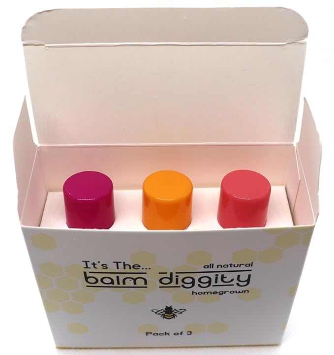 It's The Balm Diggity Beeswax All Natural, Moisturizing, And Nourishing Lip Balm, Made With Only 5 Ingredients, 1 tube, 0.15 ounces (3-PACK)-FemmiqueWomen