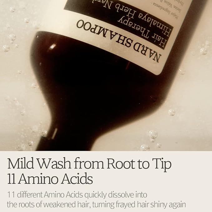 NARD Hair Shampoo Tea tree Rosemary 16.9 Fl Oz - Strong Vitality from Himalayas - Natural Surfactants giving Soft Cleansing - Argan Olive Jojoba Macadamia Sunflower Oil - Rich in Protein Amino Acids-FemmiqueWomen